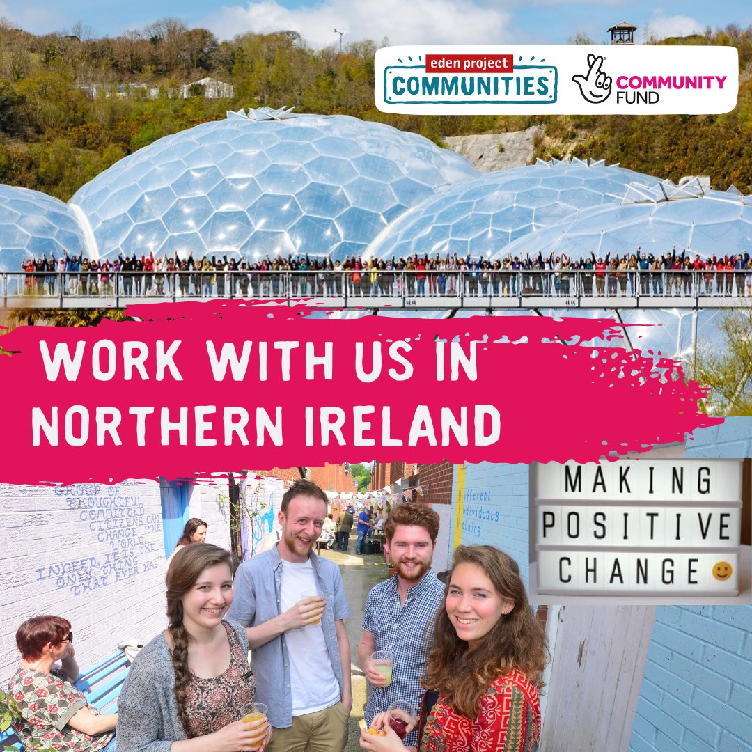 Work with @edenproject in Northern Ireland. 
<a href="/edencommunities/">Eden Project Communities - #TheBigLunch 🎉</a> need a Community Network Developer (homebased) edenproject.com/work-at-eden/c… #NIjobs #JobSearch #jobfairy #community