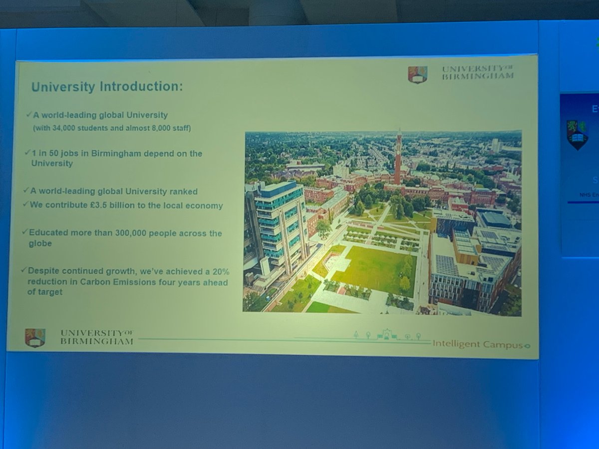 freshwavegroup's tweet photo. We’ve heard interesting insights from industry leaders at the #UHEI conference today. @trevorpayne14 from @unibirmingham started the day focusing on estate priorities and plans for intelligent campuses with #netzero carbon footprints. @UHEI_UHEI https://t.co/Iy02v4rPmS
