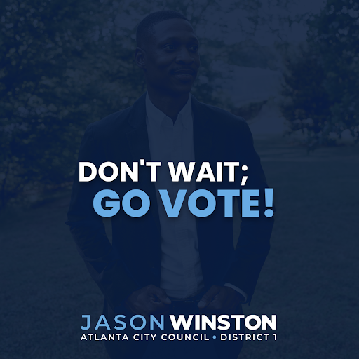 JasonHWinston's tweet photo. Reminder: Early Voting for the Nov. 30 runoff election ends TODAY. Your vote is crucial!
Polls are open until 6 p.m. Find your polling place: https://t.co/56dV5JeTkm
#WinWithWinston https://t.co/hPHVaAftTI