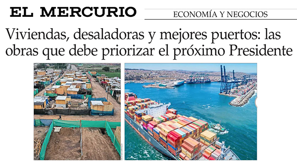 IngenierosCHILE's tweet photo. @pfbunster presidenta Comisión de Transporte, es entrevistada en el diario El Mercurio junto a otros gremios, entidades y expertos sobre las principales tareas en materia de vivienda, infraestructura y transportes que deberá abordar el próximo gobierno
https://t.co/C09ICpHVmX https://t.co/SkHbELEEah
