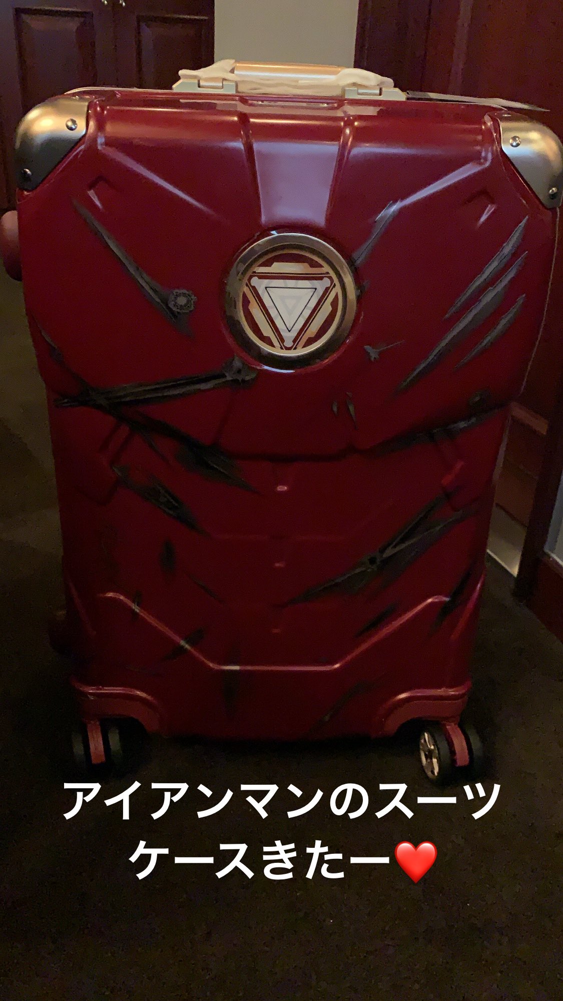 みのり組 アイアンマンのスーツケースきた Marvel アイアンマン T Co Clmm3uhjnn Twitter