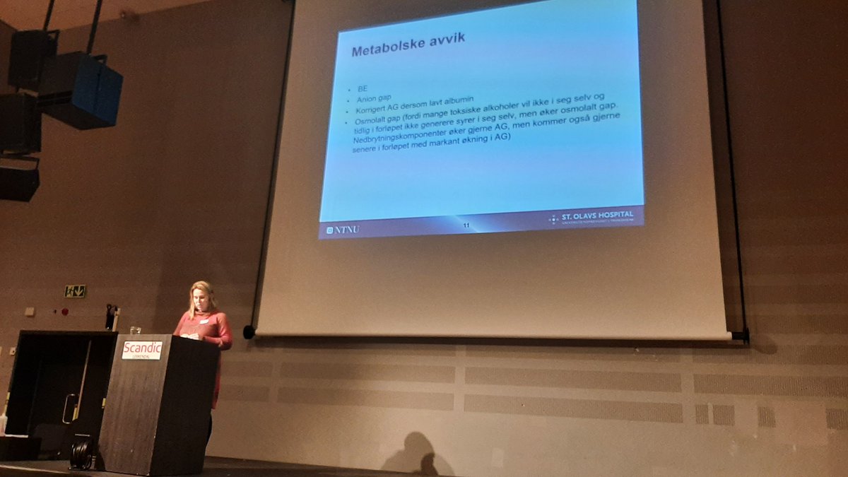 Vår LIS-3 ), Tijana Marcikic holder et flott innlegg om blodgass tolkning på Akutt- og Mottaksmedisin sitt høstmøte.  Strong work! #stolt #AMM #STHF #høstmøte