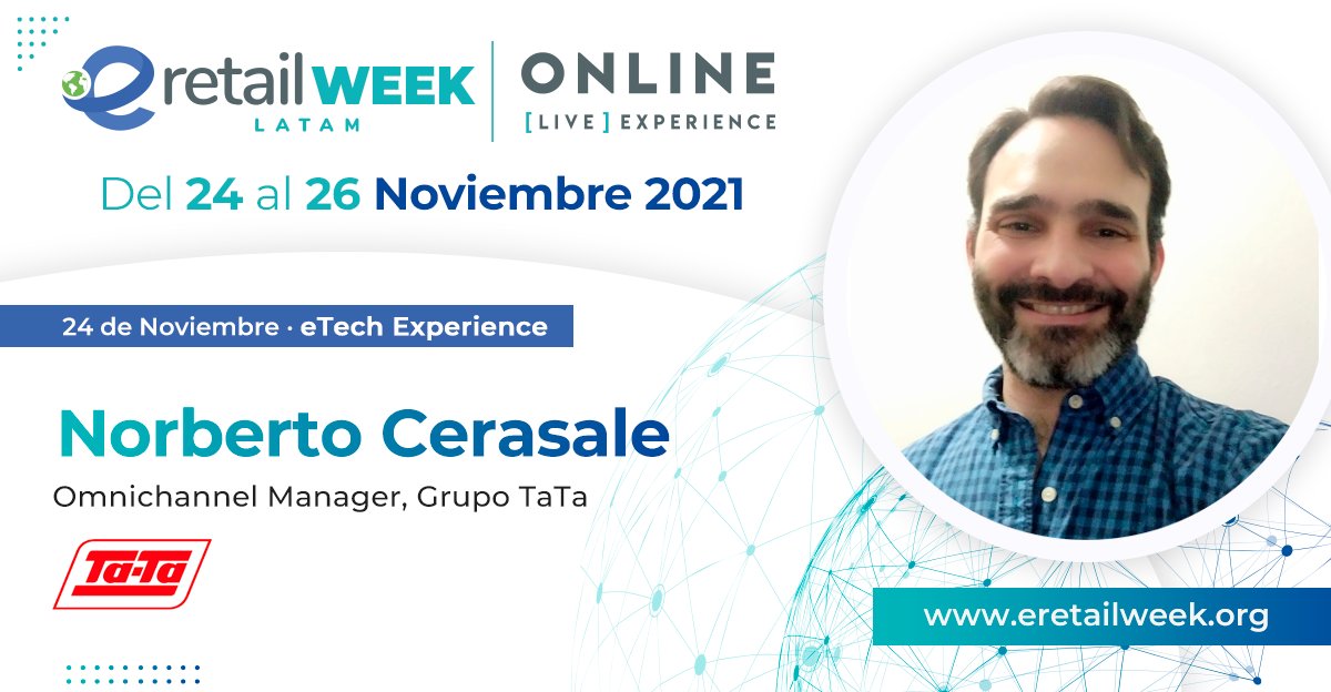 eCommerceDay's tweet photo. 24/Noviembre 👉 [eTech Experience] 🛒🛍 Grocery: 5 casos prácticos para mejorar el fulfillment y la logística, a través de la geolocalización y de la normalización de direcciones.

📲 ¡RESERVA TU LUGAR! https://t.co/ozvgPA4cWU

#YoMeProfesionalizoEnCasa #eRetailWeek https://t.co/pvowfhBgO4