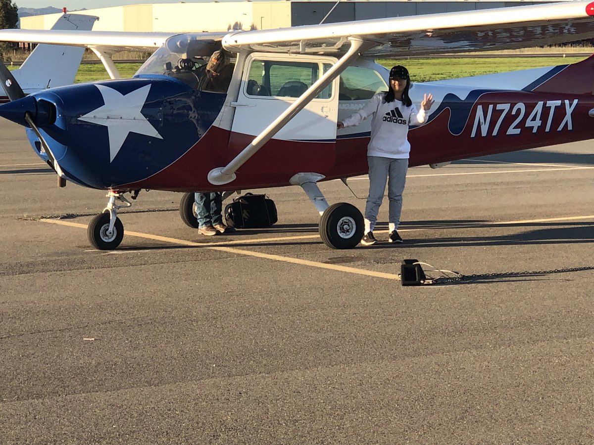jim96817546's tweet photo. @XylaFoxlin Awesome. Just got our 13 yo up with an instructor. Hopefully she decides to pursue flying. https://t.co/qOKPd9mZRV