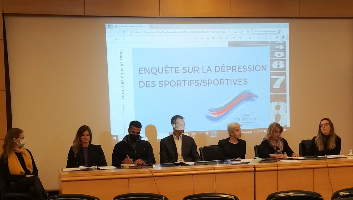 En direct de la conférence de presse @EthiqueEtSport sur les résultats de son enquête : "La dépression des sportifs/sportives". 
Un sujet tabou dans le sport à mettre en lumière ! #Sport