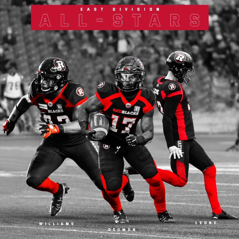 REDBLACKS's tweet photo. Triple Threat Trio.
