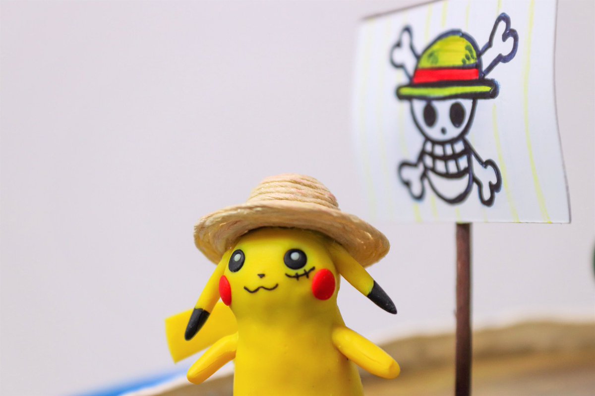 poketatss's tweet photo. ◖Pokemon x One Piece Ø160mm 
#pokemon #onepiece https://t.co/QaVigyBJBD