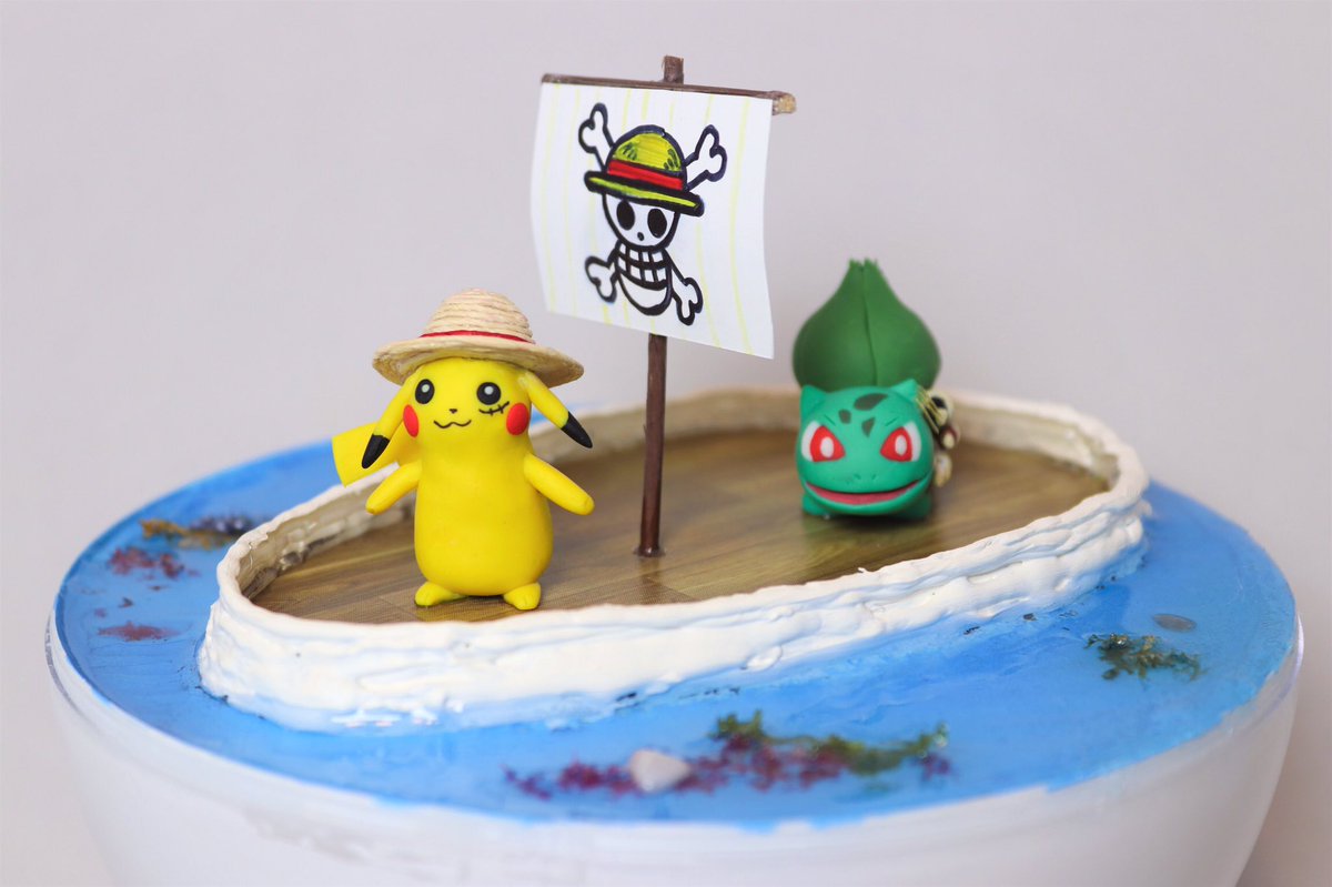 poketatss's tweet photo. ◖Pokemon x One Piece Ø160mm 
#pokemon #onepiece https://t.co/QaVigyBJBD