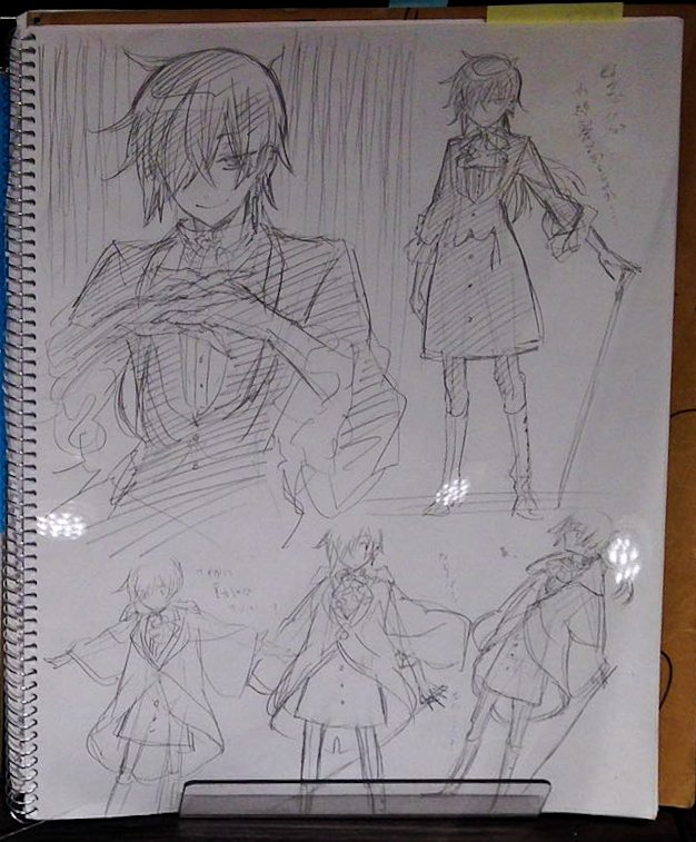 echo_silverdoll's tweet photo. More sketches from an old exhibit cause literally everything Mochizuki does is so good https://t.co/iMa7GsAB9Z