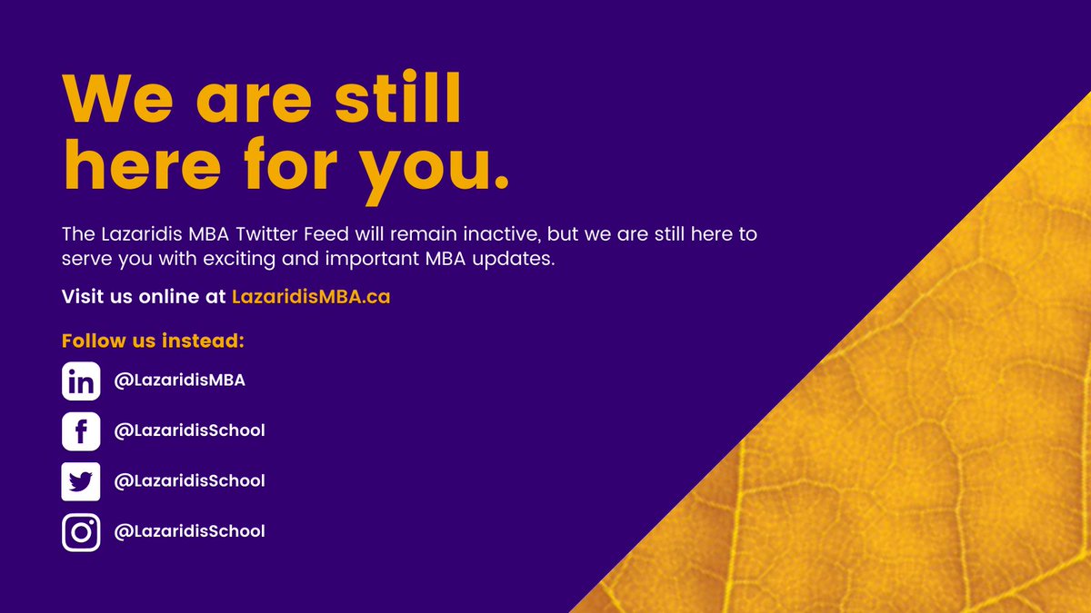 The Lazaridis MBA tweet media