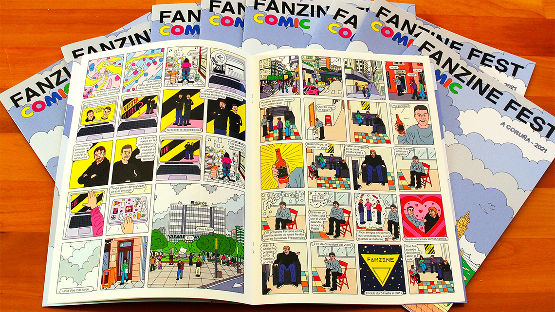 zdeo's tweet photo. Ya se encuentra disponible «Fanzine Comic», el nuevo trabajo de Pepa Prieto Puy que sirve de presentación para la nueva edición del Fanzine Fest, festival de electrónica por antonomasia de la ciudad de A Coruña. / https://t.co/tMNLGkUt94 https://t.co/ZHhreRDMhh