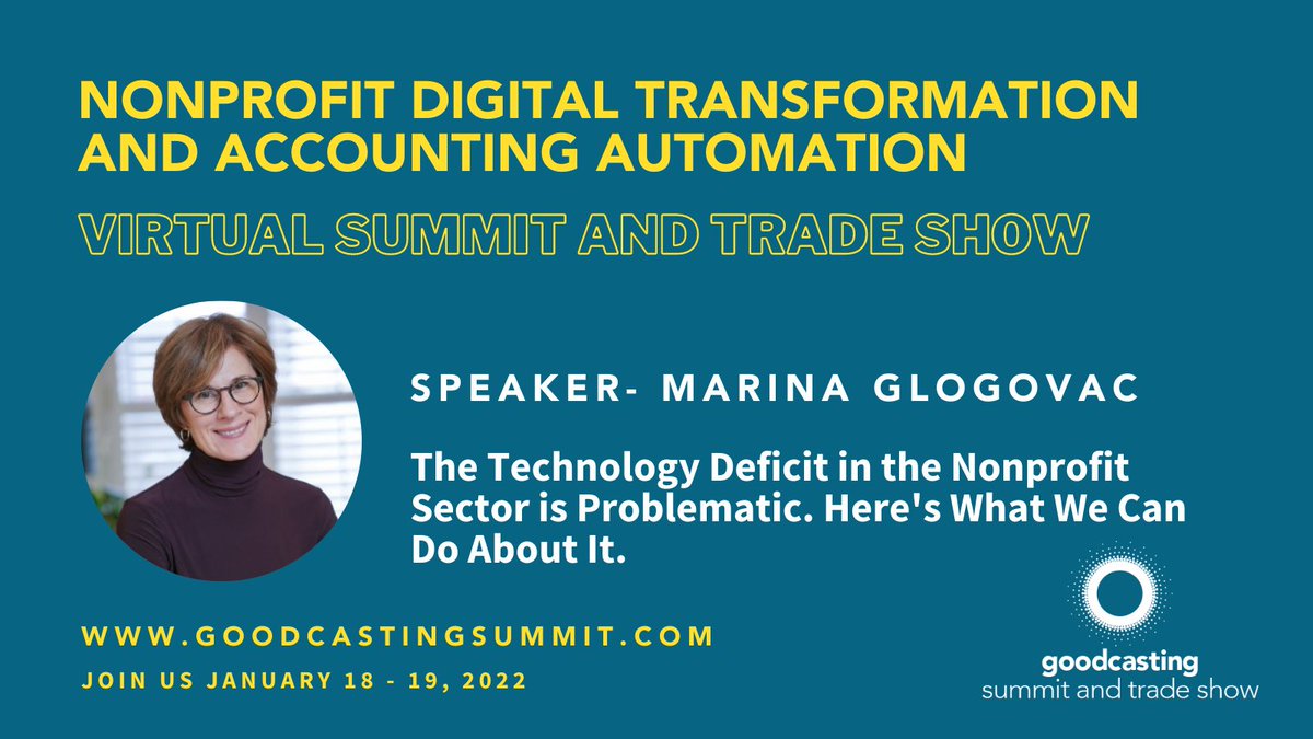 CharityLifeCA's tweet photo. Why is digital transformation important to the future of the #nonprofit sector? Join Marina Glogovac, CanadaHelps' President and CEO on Jan 18 & 19 to find out: https://t.co/sFnq8DJZqc
#GoodcastingSummit
#NonprofitDigitalTransformation https://t.co/Gcln183b5N
