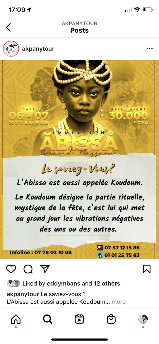 mano_bonbon's tweet photo. 4) Akpany Tour &amp; Akpany Blog par mon très cher @DolegbeDavid ✨

Akpany est un Blog culture &amp; société qui, en plus de son super contenu propose aussi d’excellentes visites guidées à l’intérieur du pays 

IG: https://t.co/IqFl47AYlP https://t.co/uIr7oMX40Y