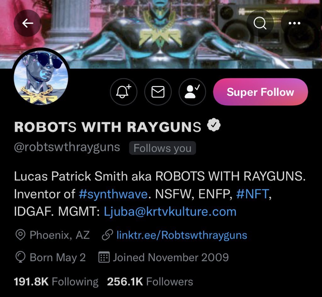 Can anyone else not see the super follow button on my profile??