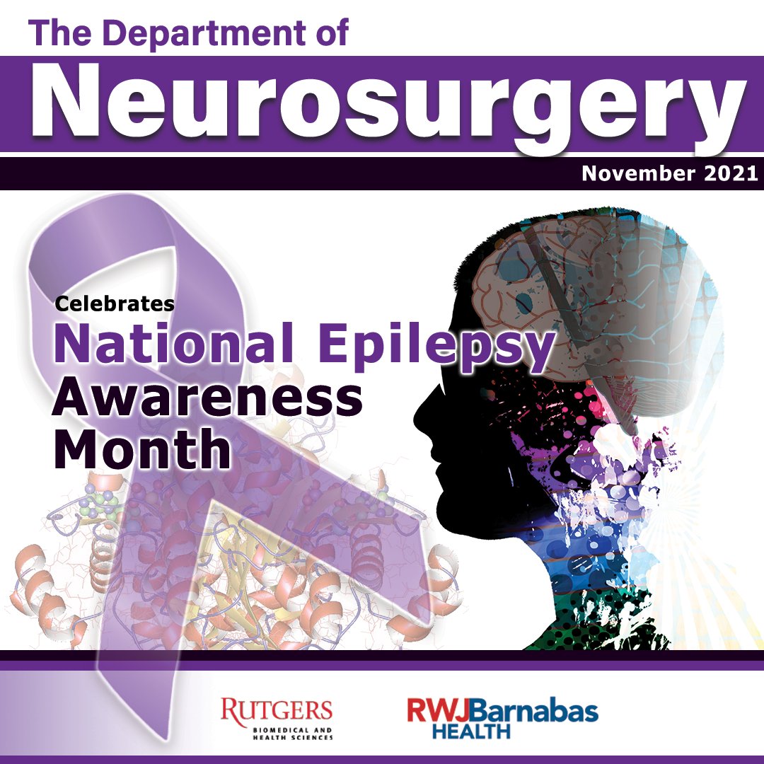 Celebrating #EpilepsyAwareness Month
The #Neurosurgery  Department celebrates National #Epilepsy Awareness Month in promoting awareness, involvement, and #research. We encourage you to get involved with advocacy and #education #adenosine #CUREepilepsy #brain #brainhealth #Science
