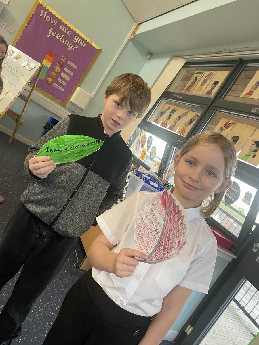 MPS_P2HN's tweet photo. Rounding up our COP 26 work by making some promises to the planet! We will put our leaves together to make a #forestofpromises #globalgoal13 https://t.co/GLYBZDujKg