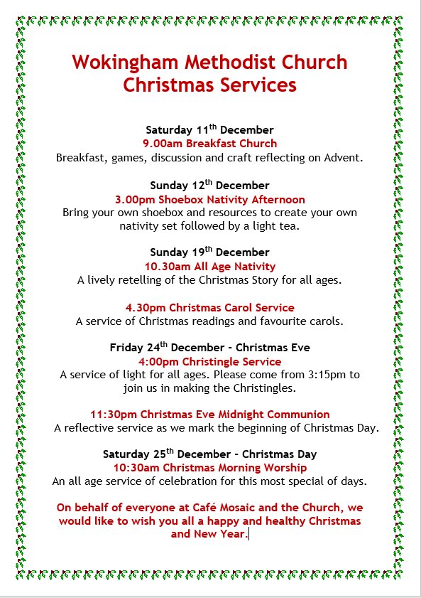 Wokingham Methodist tweet media