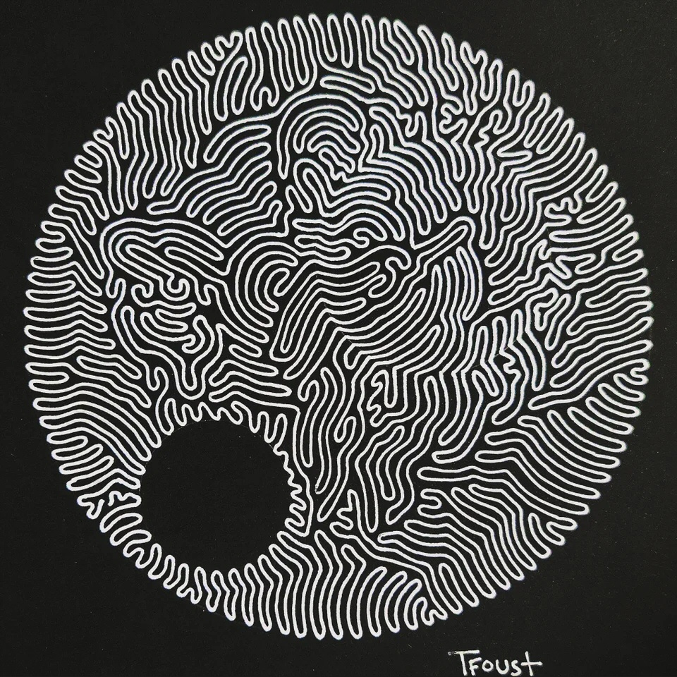 pickover's tweet image. Mathematics.

Drawing 3 circles with one line that does not intersect. Source: bit.ly/3HQSamr
