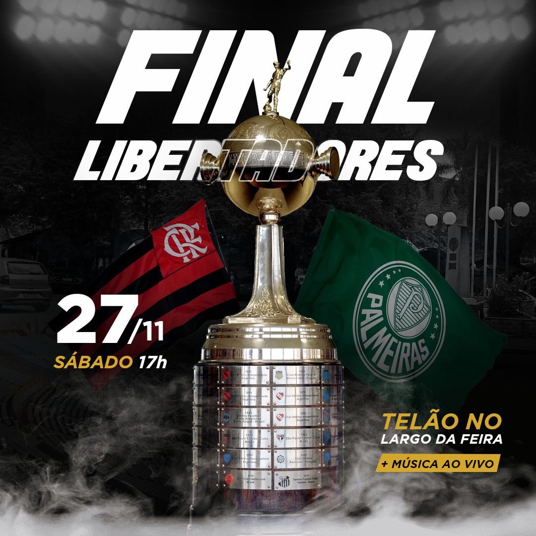 MarioEsteves2's tweet photo. 🚀 Libertadores 

Tudo preparado para a Final da Libertadores no Sabadão, com direito a telão e show após apresentação do jogo! 

Explodiu 1, 2, 3 …

Compartilhe aí! https://t.co/ZRsRCuWUez