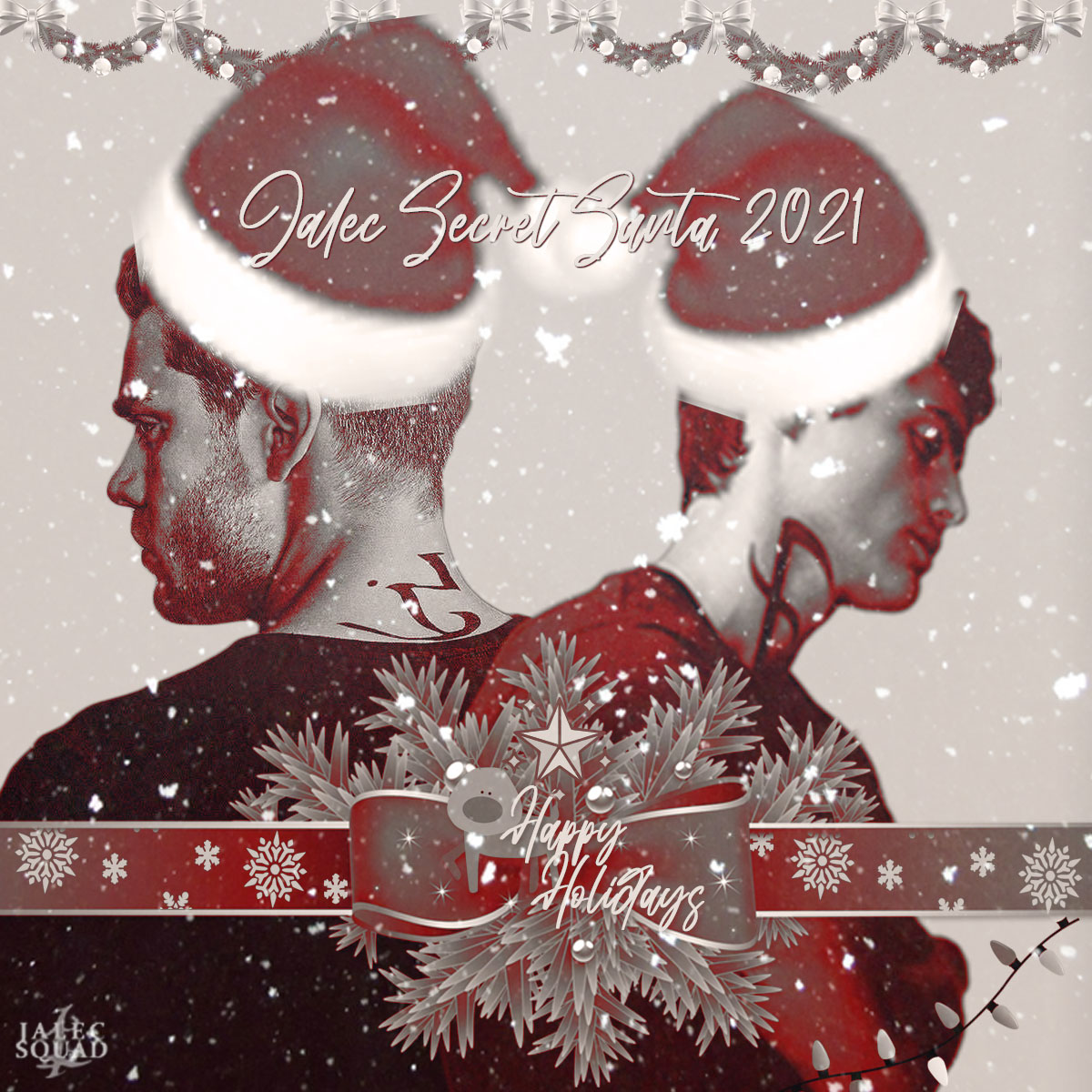 JalecSquad's tweet photo. It wouldn't be a Holiday Season without our annual (this is the 5th, can y'all believe it?) Jalec Secret Santa 🎅🏻🦌🎁.
#jalec
#jalecsecretsanta

For more info and to join, check out our tumblr or click on the link below ⬇️⬇️⬇️

https://t.co/7vM1PSgpjh https://t.co/tNEQvV1qya