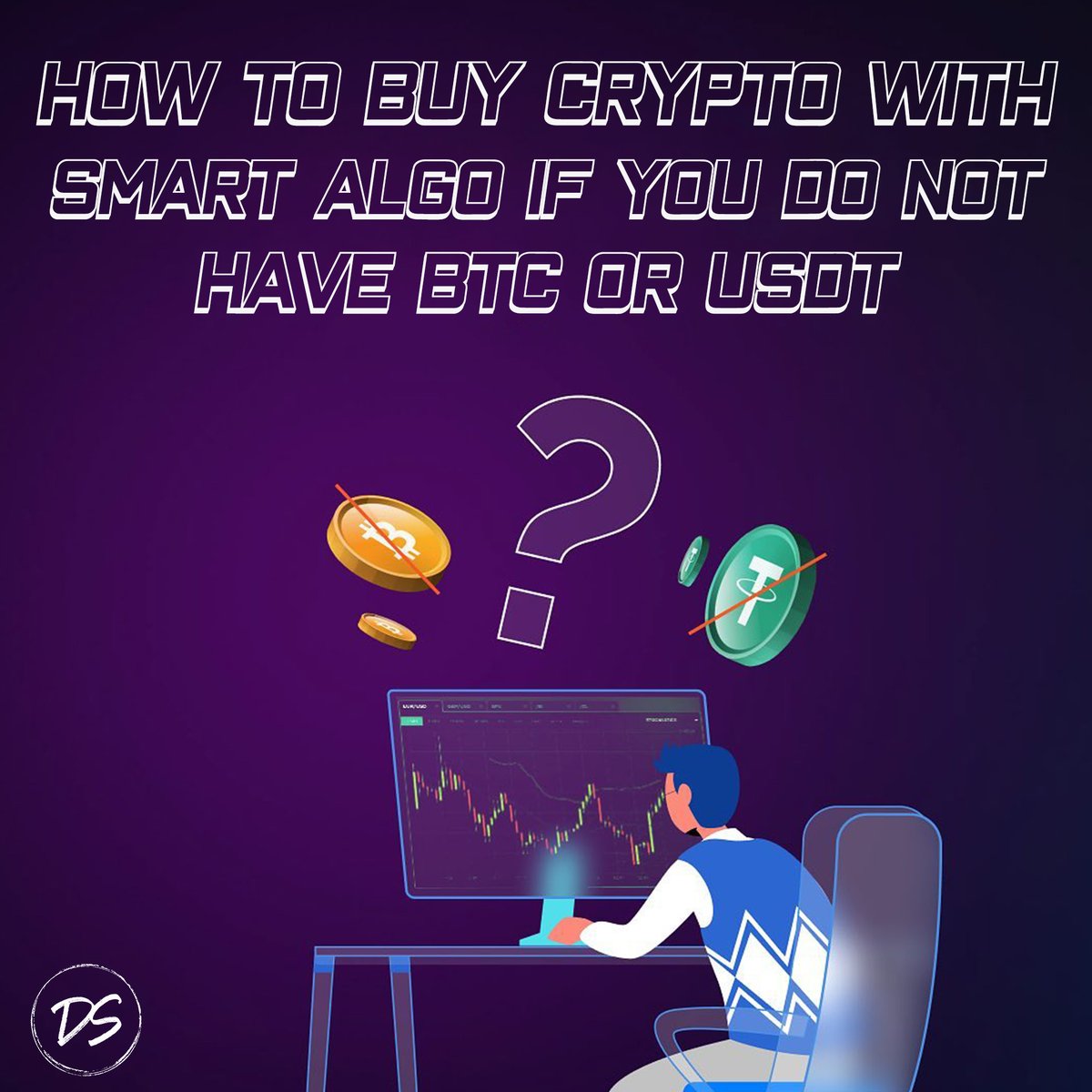 TechDesoft's tweet photo. This is the right place to know how to buy crypto with smart algo if you do not have BTC or USDT. https://t.co/iqSfsPkOJy