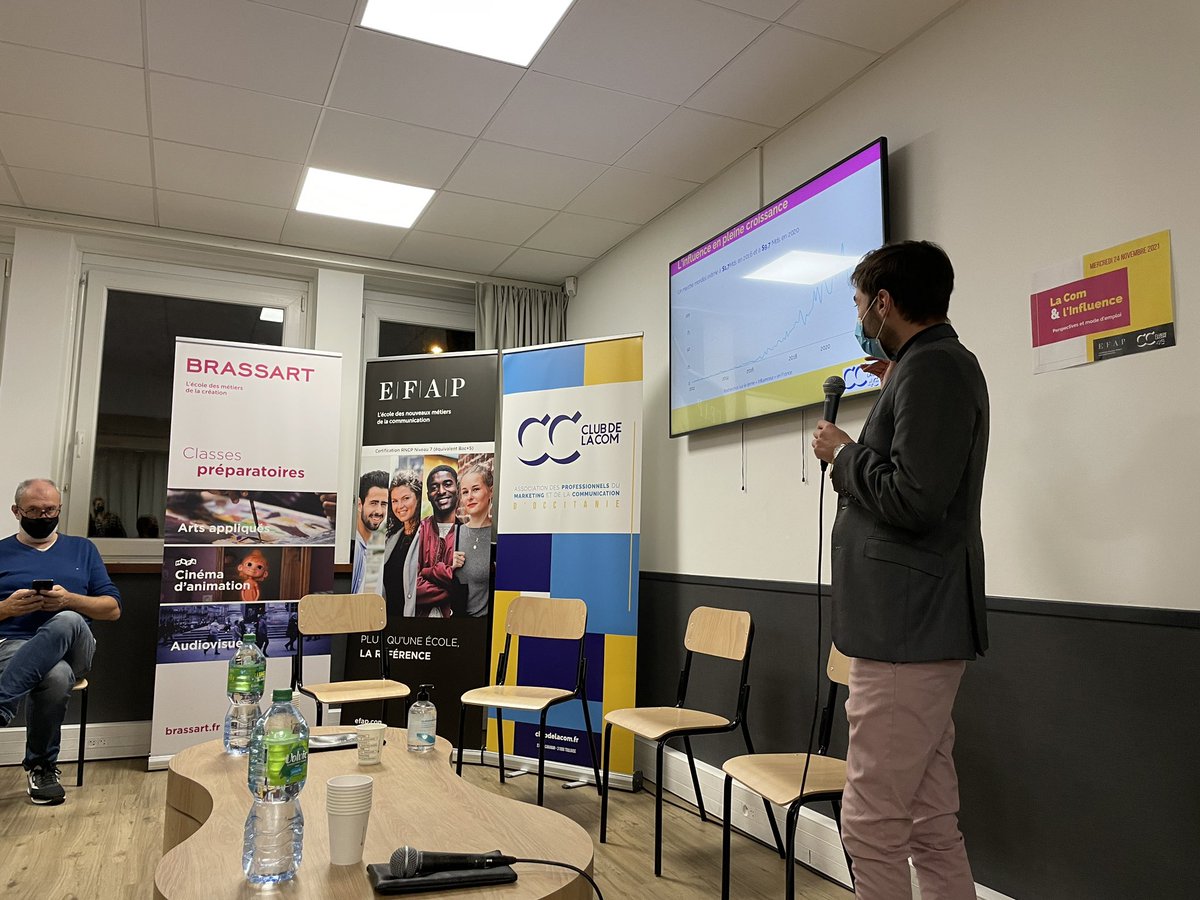 armandfrederic's tweet photo. Lancement de #ComInfluence du @clubdelacom_ a l’@EFAP_
Merci aux deux commissions du club et aux intervenants
#EspritClub https://t.co/9pe281jJ5X