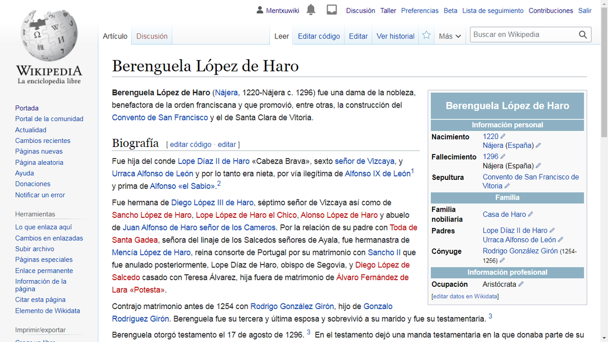 mentxuwiki's tweet photo. 🔎Ejercicio de agudeza visual: el antes y el después de editar con perspectiva de género.
Gracias @arqueologo_ por incorporar tu mirada histórica con perspectiva de género y por esa labor de rastreo de las "líneas maternas"
https://t.co/erXm3aUPmr
#wikikedada #wikiemakumeok https://t.co/nq14Jvt0ko