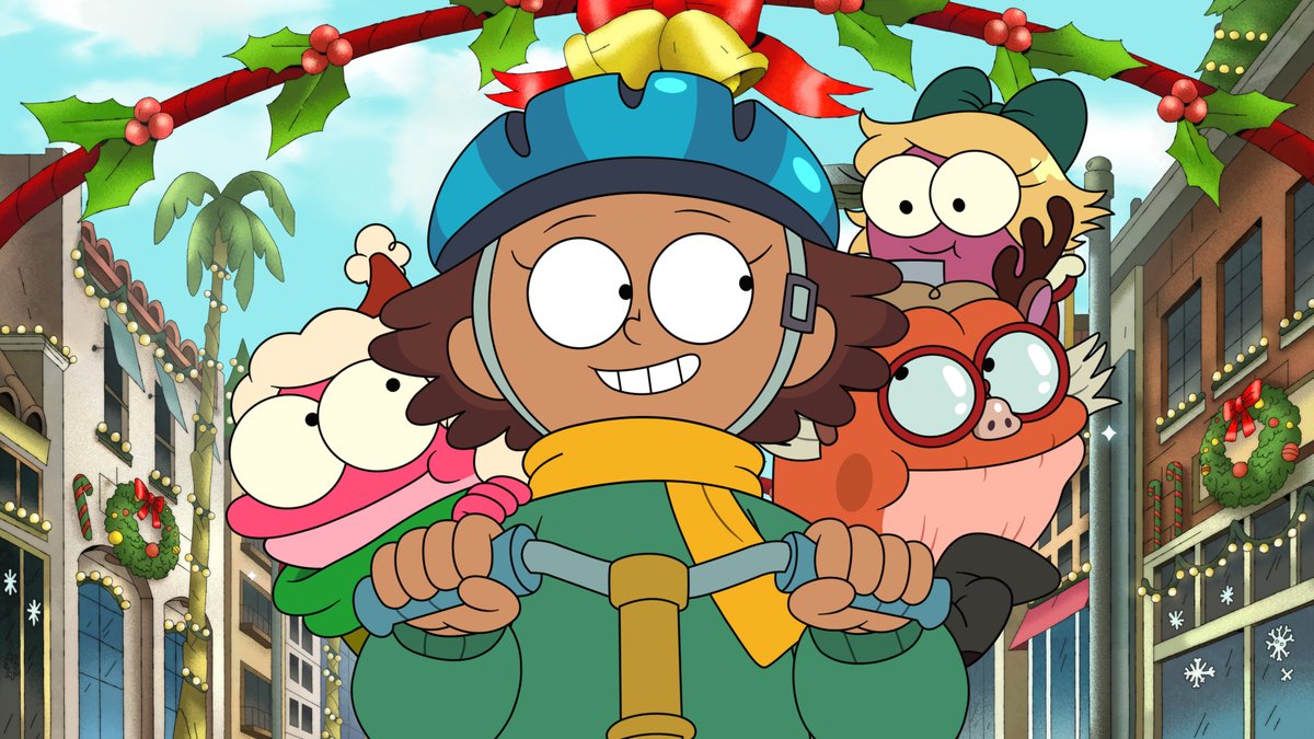 DisneyBrandTVPR's tweet photo. All-new holiday-themed episodes of #TheGhostAndMollyMcGee #Amphibia #Marvel's #SpideyAndHisAmazingFriends #TheChickenSquad and #MuppetBabies premiere November 27 &amp; 28 on #DisneyChannel #DisneyJunior and #DisneyNOW! https://t.co/Iso3nozsmf