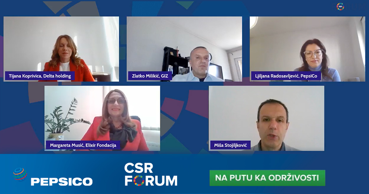 PepsiCoZB's tweet photo. U okviru konferencije o održivom i odgovornom poslovanju CSR Foruma 2021 Vo. 2 , ispred kompanije PepsiCo Zapadni Balkan na temu Bolji biznis za bolje društvo govorila je naša Ljiljana Radosavljević PPGA and Corporate Communications Manager. https://t.co/jeXcivO1W7