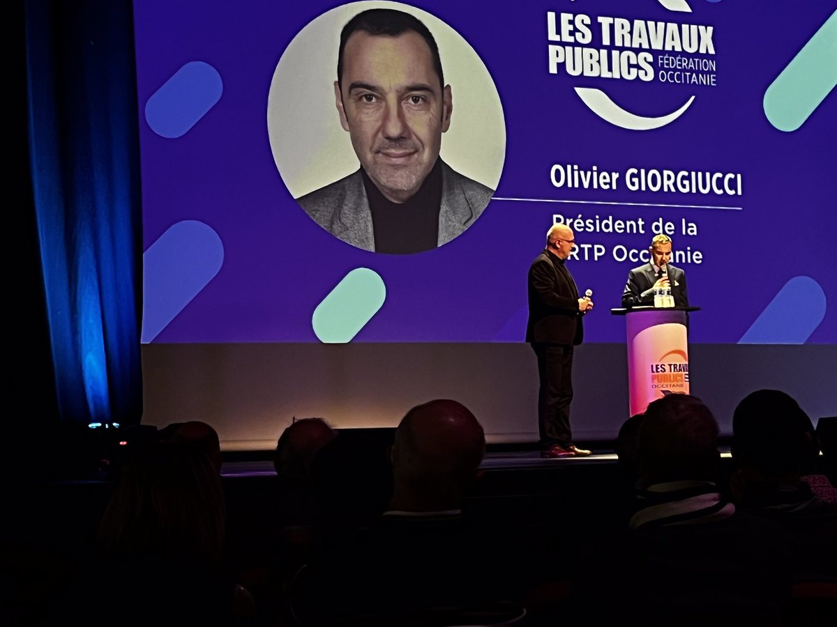 Medef34's tweet photo. @Medef34 (Pt @jmOluski ) présent @FRTPLR Assisses des TP 2021 (Pt @GiorgiucciO) : les travaux publics acteurs de la planète ! @MedefOccitanie @medef #Frtp #TravauxPublics #Occitanie https://t.co/UvoQrsnq5W