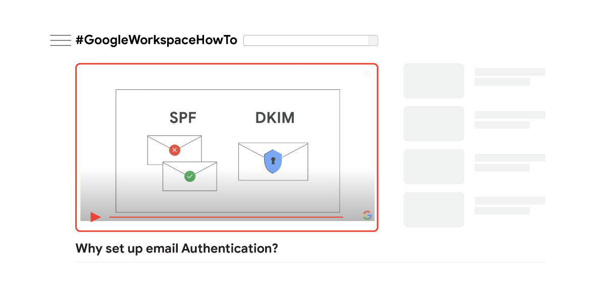 AskWorkspace's tweet photo. 📧❗Make sure your emails reach your clients and not the spam folder by adding the necessary authentication. https://t.co/8pqSHlj57x #GoogleWorkspaceHowTo https://t.co/AQcef4p7ko
