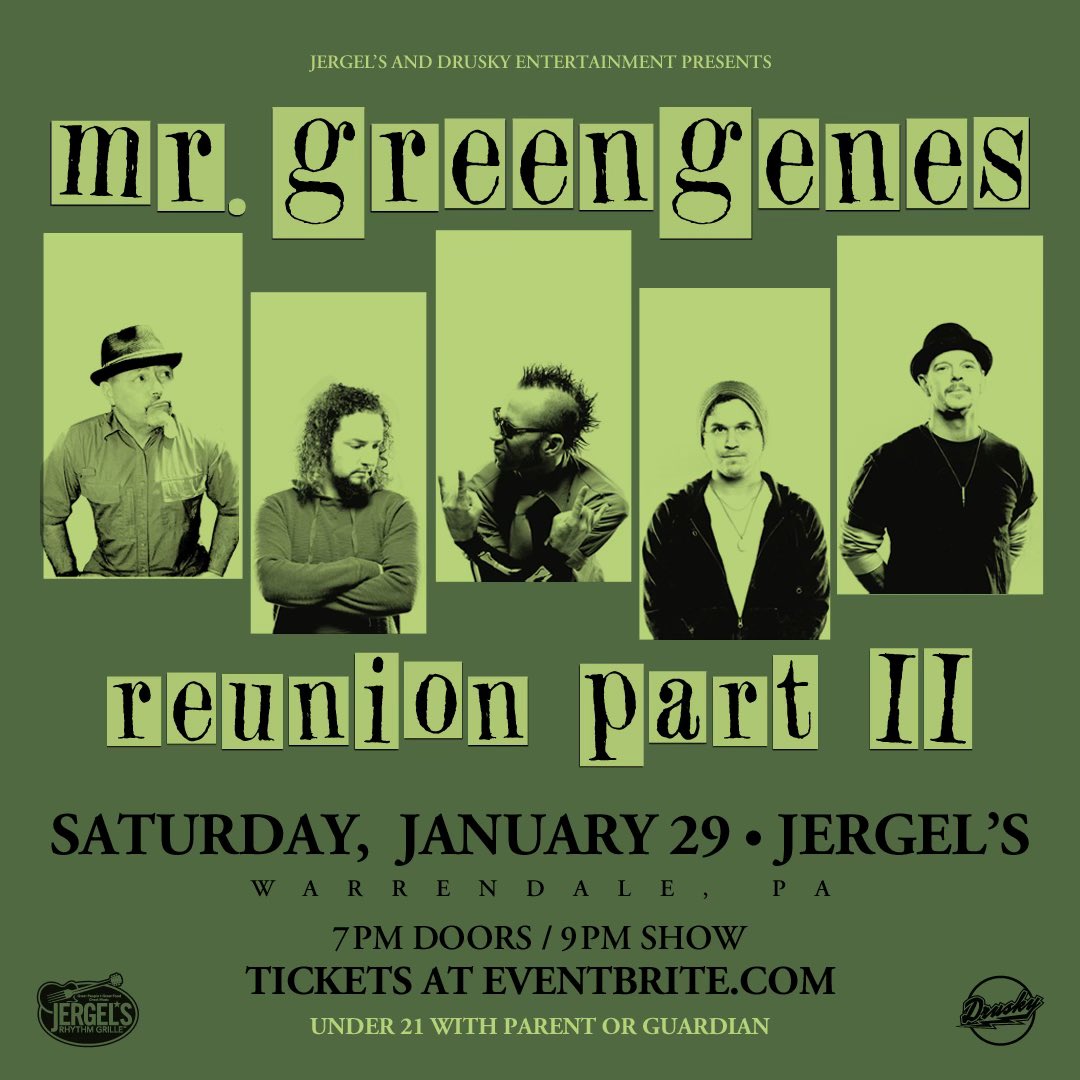 Tickets on sale now for Saturday January 29th, 2022 at <a href="/jergels/">Jergel's</a> get them at Eventbrite.