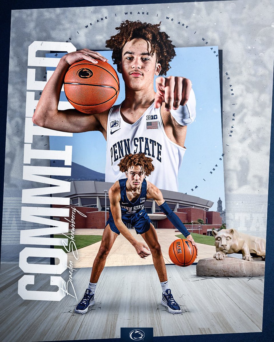 BraedenShrews's tweet photo. COMMITED💙🤍 #WEARE 🦁 @PennStateMBB https://t.co/CTMOZUjnrJ