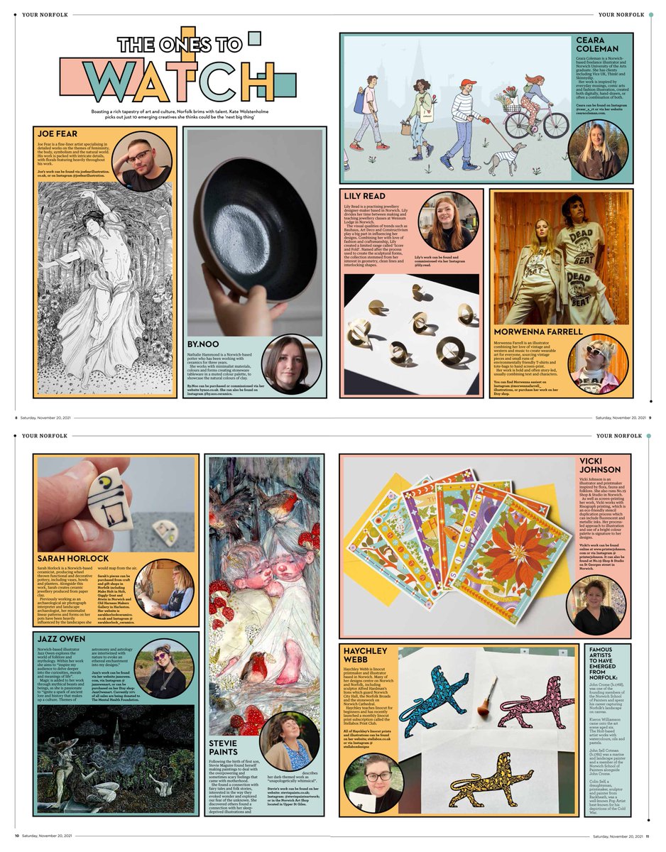 4 pages dedicated to the talented ten in last Saturday's EDP Weekend mag! Read it online here: edp24.co.uk/things-to-do/1… ✨❤️