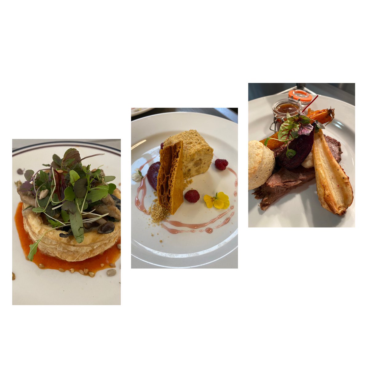 Headmasters lunch, mushroom and blue cheese starter, followed by callop of beef and to finish roast white chocolate mousse <a href="/IndiesSodexo/">IndependentsBySodexo</a> <a href="/andy_matthewman/">Andy Matthewman</a> <a href="/PjWilson03/">PJ</a> <a href="/YarmSchool/">Yarm School</a> <a href="/MichelleHought3/">Michelle Houghton</a>
