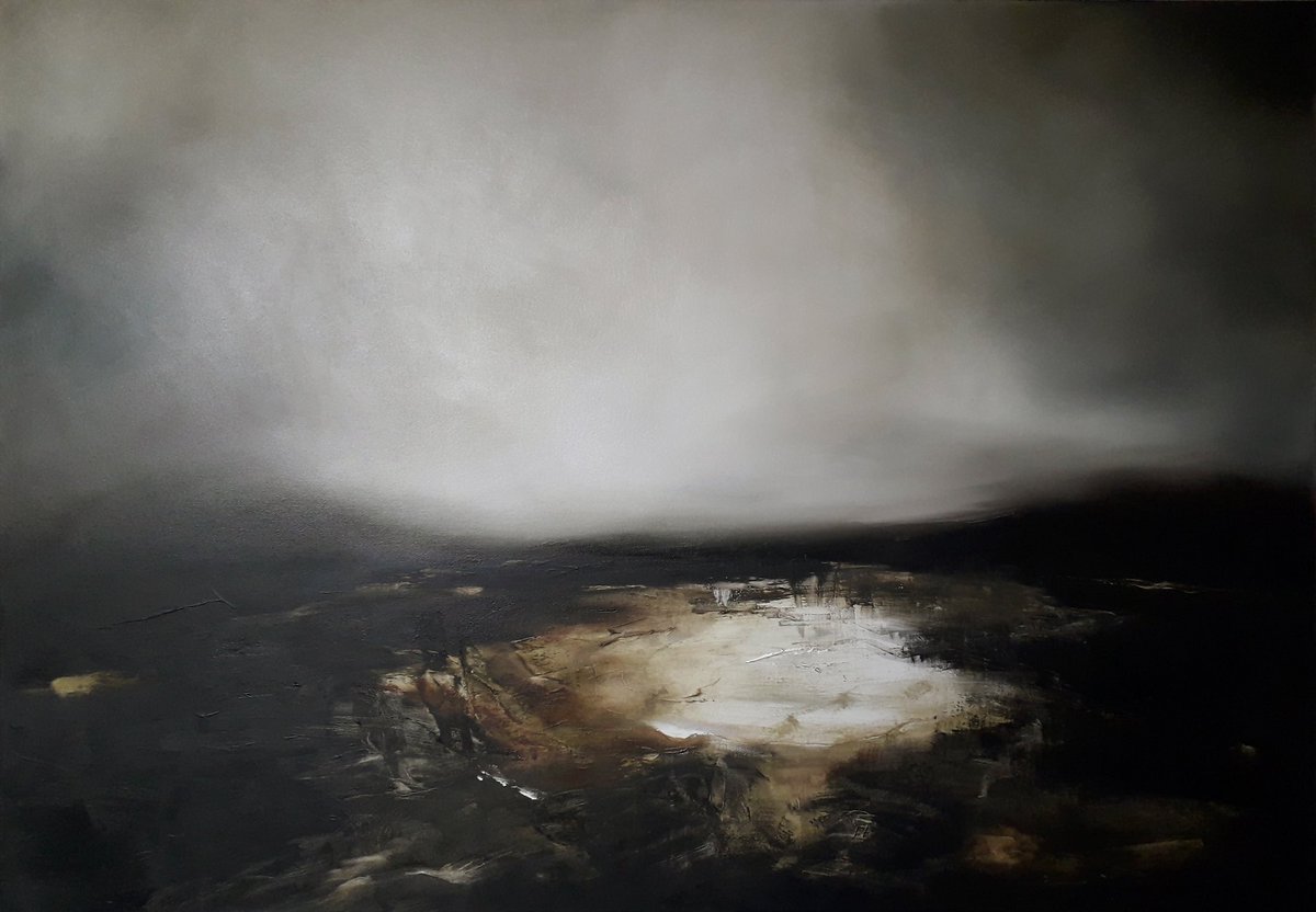 LucPaintings's tweet photo. Apaisement / Calming 
Oil on canvas - 81 x 116 

#lucandrieuxpaintings #painting #artwork #oiloncanvaspainting #horizon #clouds #landscape #apaisement #artphotography #matiere #perspective #escape #skyline #nature #dreams #calming #vapor #artforhome #artoftheday #artworld https://t.co/1ixxPTi4bi