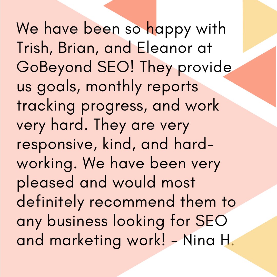 GoBeyondSEO's tweet image. With our specialized Predictable Leads System™, we know how you are being received #online, what is and isn't working with your #marketing, and how to change things that aren't.

Learn more: gobeyondseo.com/the-predictabl…