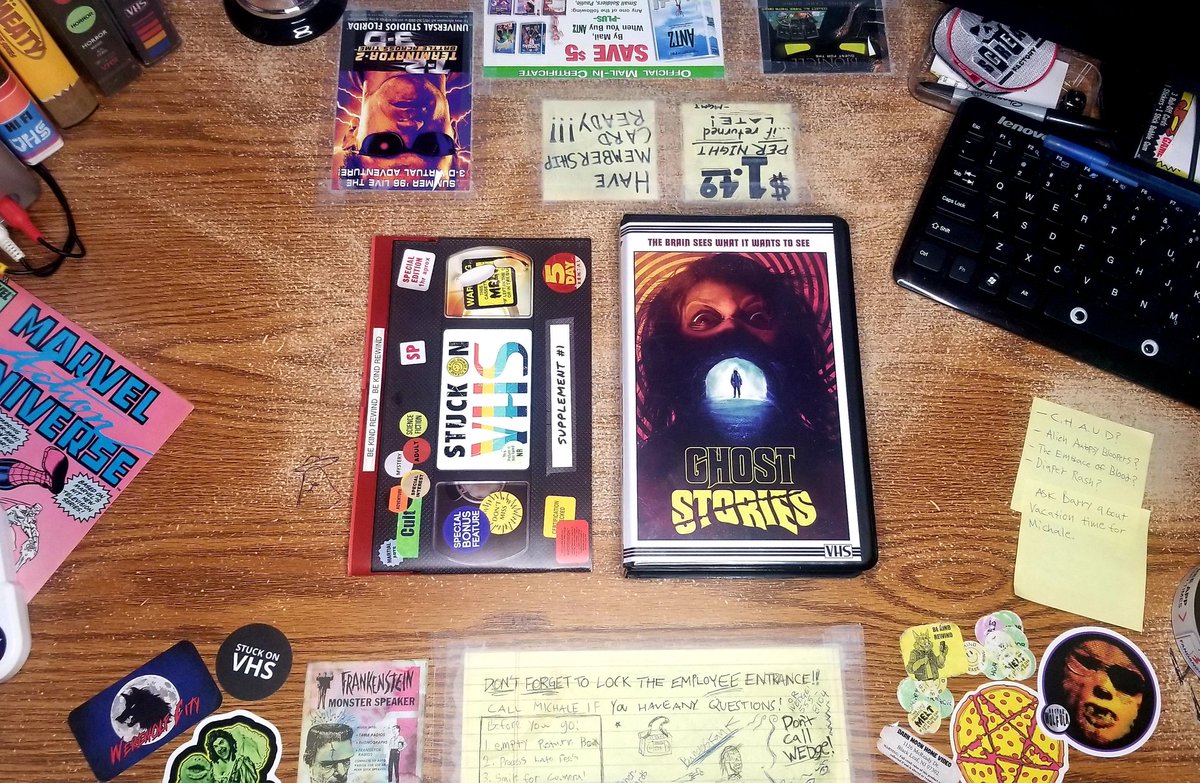DarkMoonHV's tweet photo. Ordered this gorgeous #GhostStories vhs and the supplement magazine for #stuckonvhs from @LunchmeatVHS! https://t.co/tRl6e3ORj0