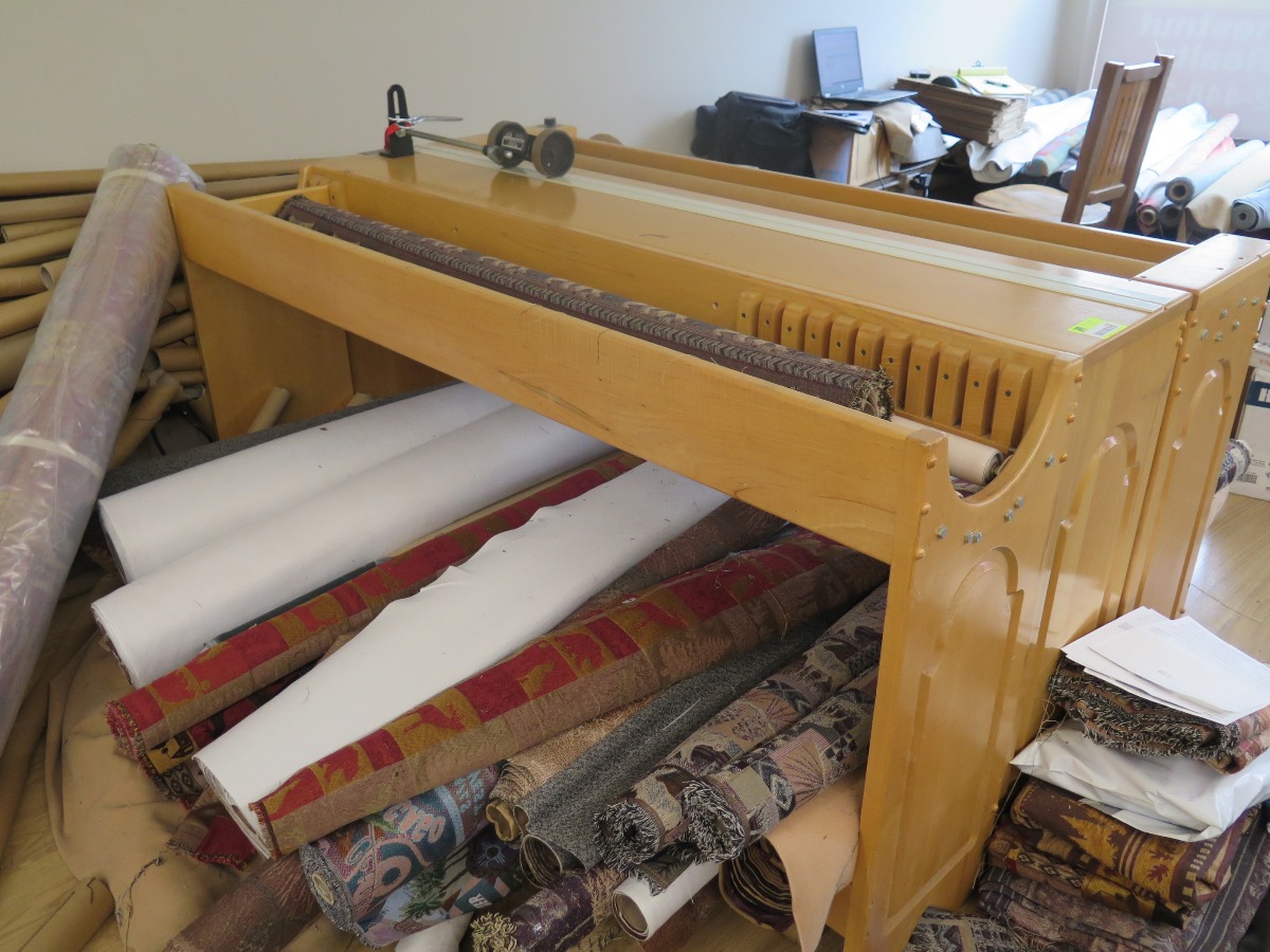 AuctionMasters's tweet image. A Lodge Upholstery Business is up for bid now at AuctionMasters.com.  The sale includes equipment, inventory, intellectual property, and training. Great business for selling on Ebay and Etsy! Click here to learn more: bid.auctionmasters.com/ui/auctions/72…