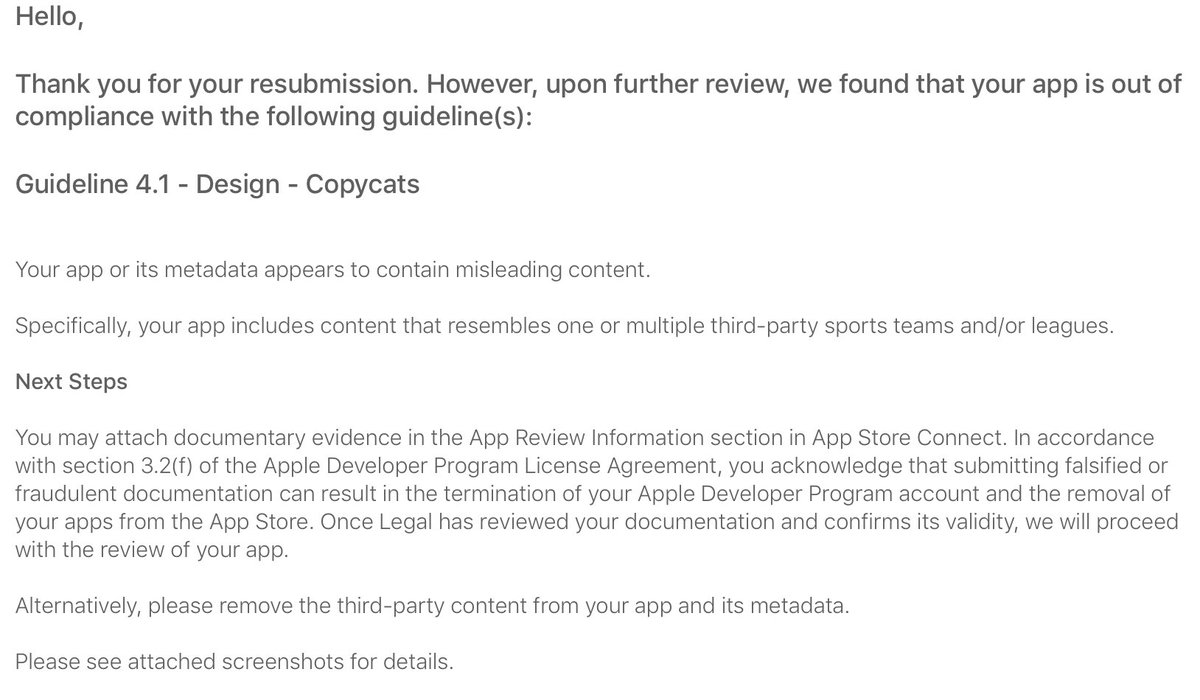 Welp. 

We've been trying to get 1.0.1 out with some bug fixes but Apple doesn't seem to like that we're using NHL logos, even though 1.0 somehow got approved 🙃