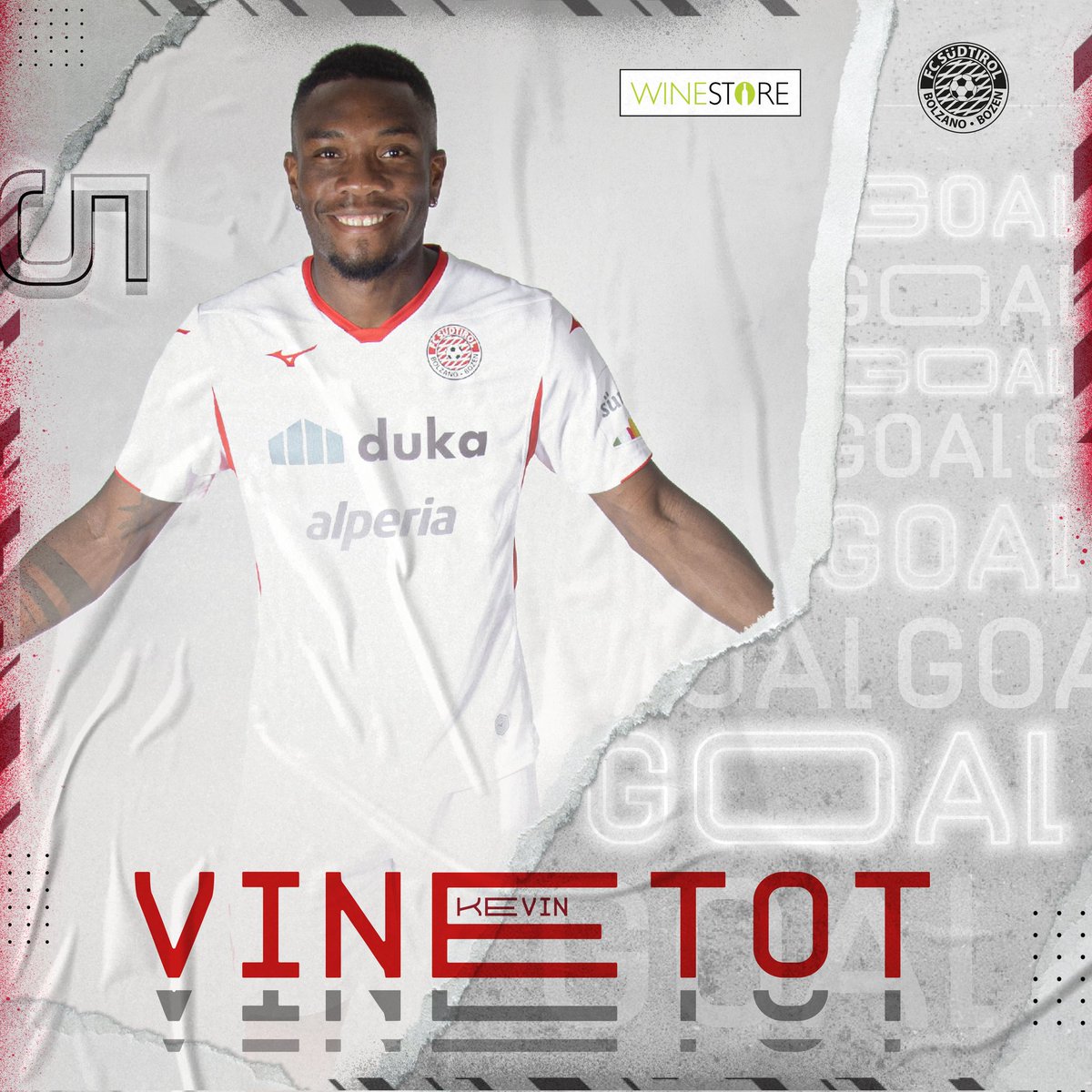 fclubsuedtirol's tweet photo. ⚽️GOOOOOOOOOOOOOOOOOOOL
KEVIN VI-NE-TOT!
Punizione dalla sinistra e stacco del difensore francese, che insacca di testa: 0-2!
#FCS #FCSüdtirol #Whitereds #SerieC #CoppaItalia #CoppaItaliaSerieC #passion #TERFCS #TeramoFCSüdtirol #PassioneBiancorossa #24novembre https://t.co/q3s9cge9hp