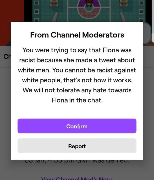 Hombresical32's tweet photo. @TwitchSupport I got banned citing a really weird ban reason. I don't care about the channel anymore, even though I gifted subs multiple times. But the mod sure needs looking into! Dangerous behaviour. It was on michaelstreamshere @AH_Michael #twitch #TwitchStreamers https://t.co/7TNcYQxkAc