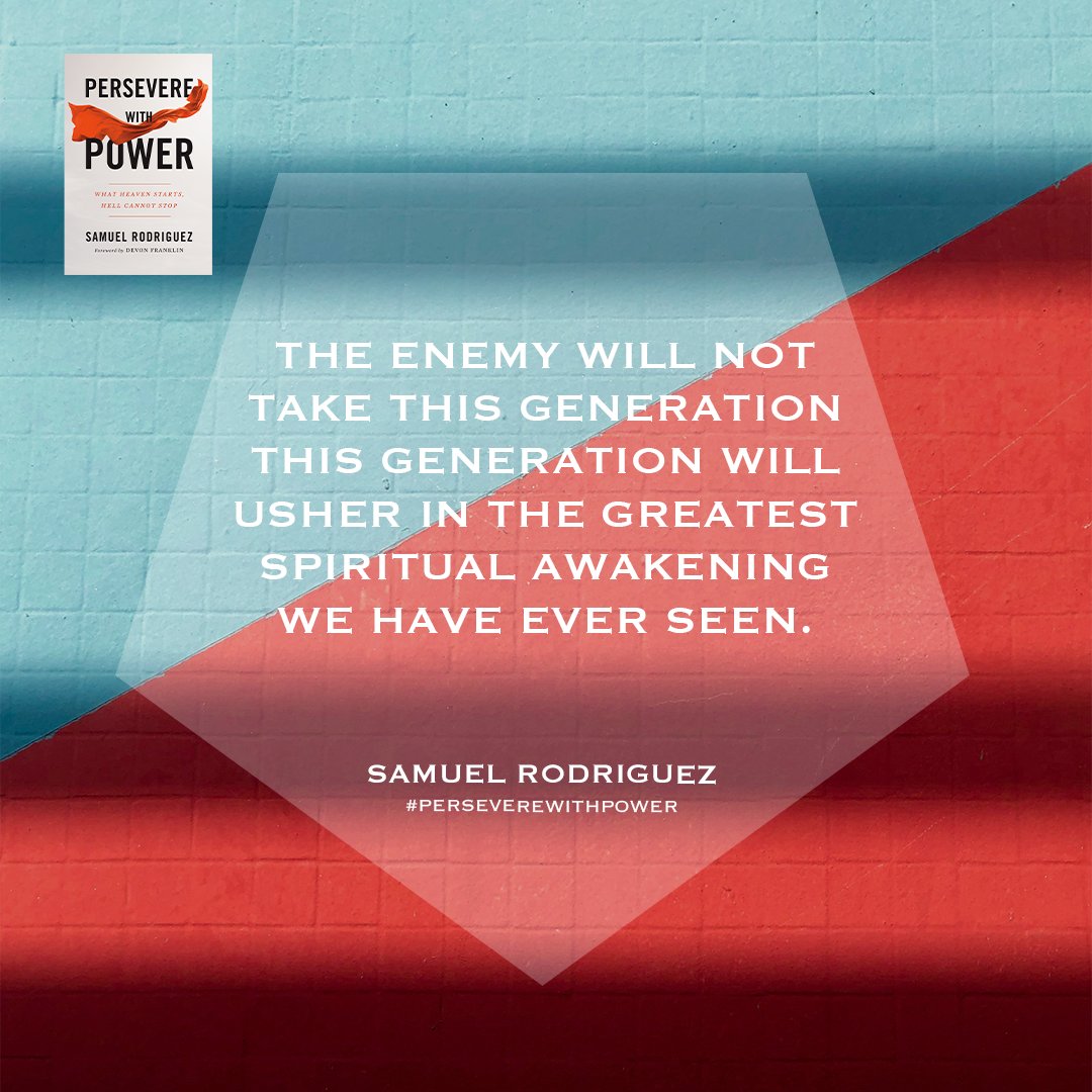 nhclc's tweet photo. "The enemy will not take this generation, this generation will usher in the greatest spiritual awakening we have ever seen."

Learn to "Persevere with Power" here: https://t.co/ydKfddGPgF https://t.co/Vmmos5OsDv