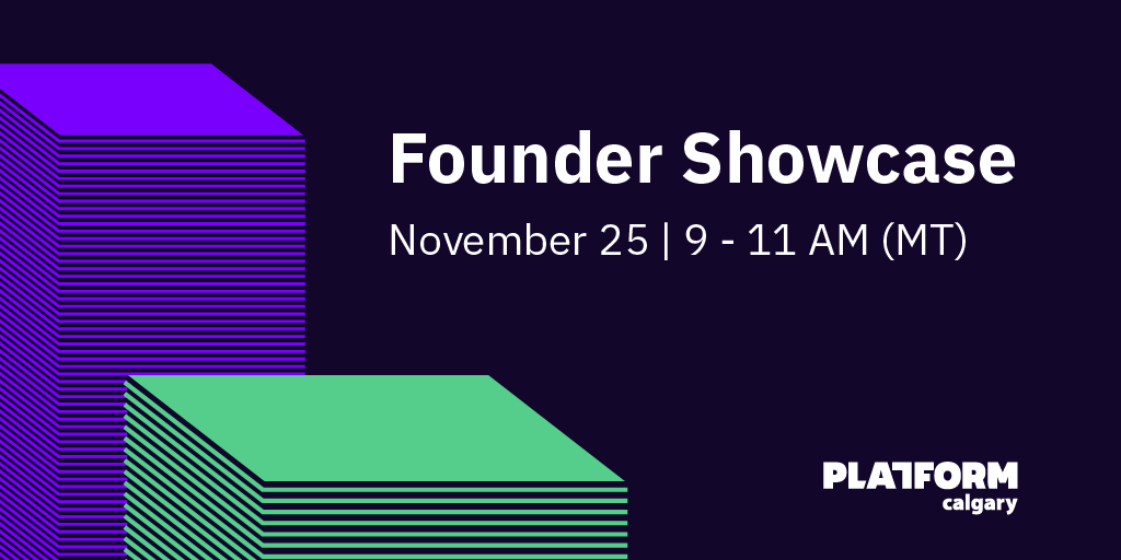 PlatformCalgary's tweet photo. LAST CALL to register for Founder Showcase! Join us in celebrating this past cohort of #JunctionFxF and Reverb founders. Come for a morning of founder pitches, networking, entertainment & more.
Register today: https://t.co/SOXCH1gBFk
#yyctech #yycinnovation #InnovationWeekYYC https://t.co/tIooih7X73