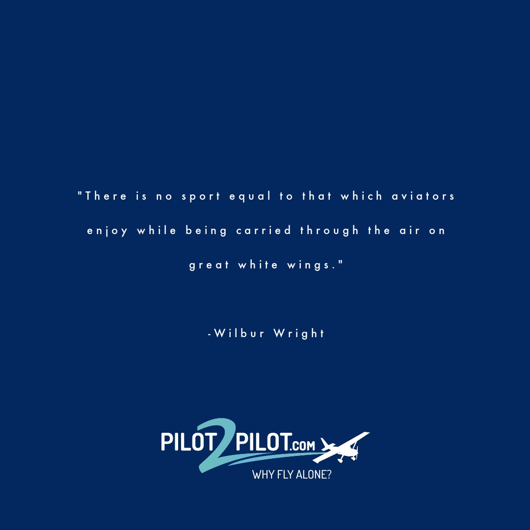 It's time for another round of #WednesdayWisdom. 

#Pilot2Pilot #WhyFlyAlone #Pilot #Aviation #AvGeek #AviationLover #GeneralAviation #LongIsland #Networking