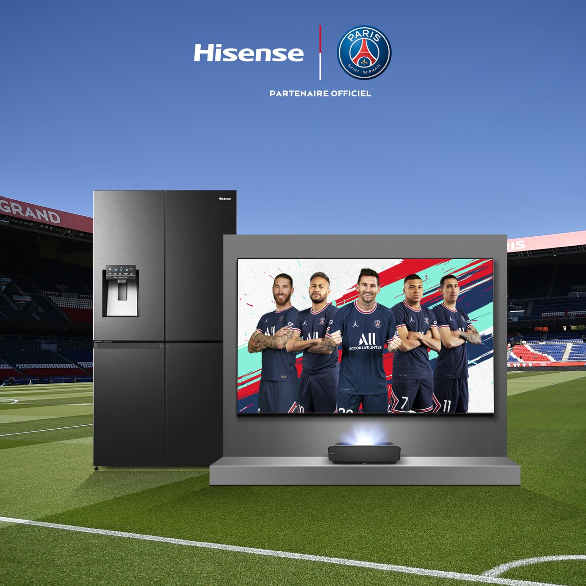 Hisense France (@hisensefrance) on Twitter photo Jour de match ! Le <a href="/PSG_inside/">Paris Saint-Germain</a> s'élance contre Manchester 🔴🔵
Nous sommes avec vous.! 🏆
#PSGFamily | #Hisense | #UCL Jour de match ! Le <a href="/PSG_inside/">Paris Saint-Germain</a> s'élance contre Manchester 🔴🔵
Nous sommes avec vous.! 🏆
#PSGFamily | #Hisense | #UCL