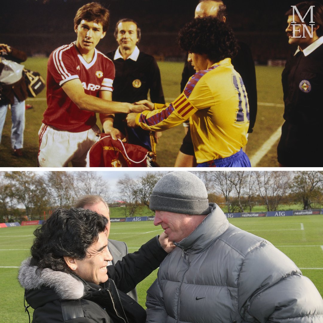 😢 A year ago today, we lost an all-time great in football..

RIP Diego Maradona... 🙏🇦🇷 #MUFC