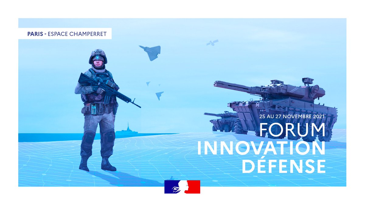 DGA's tweet photo. 📣 J-1 #FID2021 Retrouvez-nous demain avec au programme :
➡️ des projets concrets d’innovation
➡️ un espace dédié DGA «60 ans d’innovation»
➡️des tables rondes
➡️un espace RDV BtoB & une présentation du dispositif #ActionPME
↪https://t.co/b4KbvX6dbt
#InnovationDéfense https://t.co/rnQ1nSUTFd