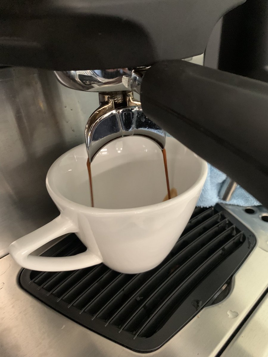 StPaulsCoffeeCo's tweet photo. Lattes are flowing in Paolo’s Cafe today! Our barista students have been grinding beans and steaming milk ☕️ It’s great to see so much progress already! ✨ https://t.co/Zvt2zaGXSE