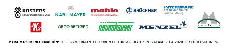 dhk_sv's tweet photo. 🇩🇪Empresas Alemanas que participan en nuestro próximo #SimposioTextilAHK. 🌍
Puedes conocer más de estas #empresas en el siguiente enlace. Solo dando click a cualquier logo de las empresas y automáticamente dirige a su página web. 👨💻
➡️ https://t.co/IR0Ki48P5K
#textiles https://t.co/gZQB8aV4Vx